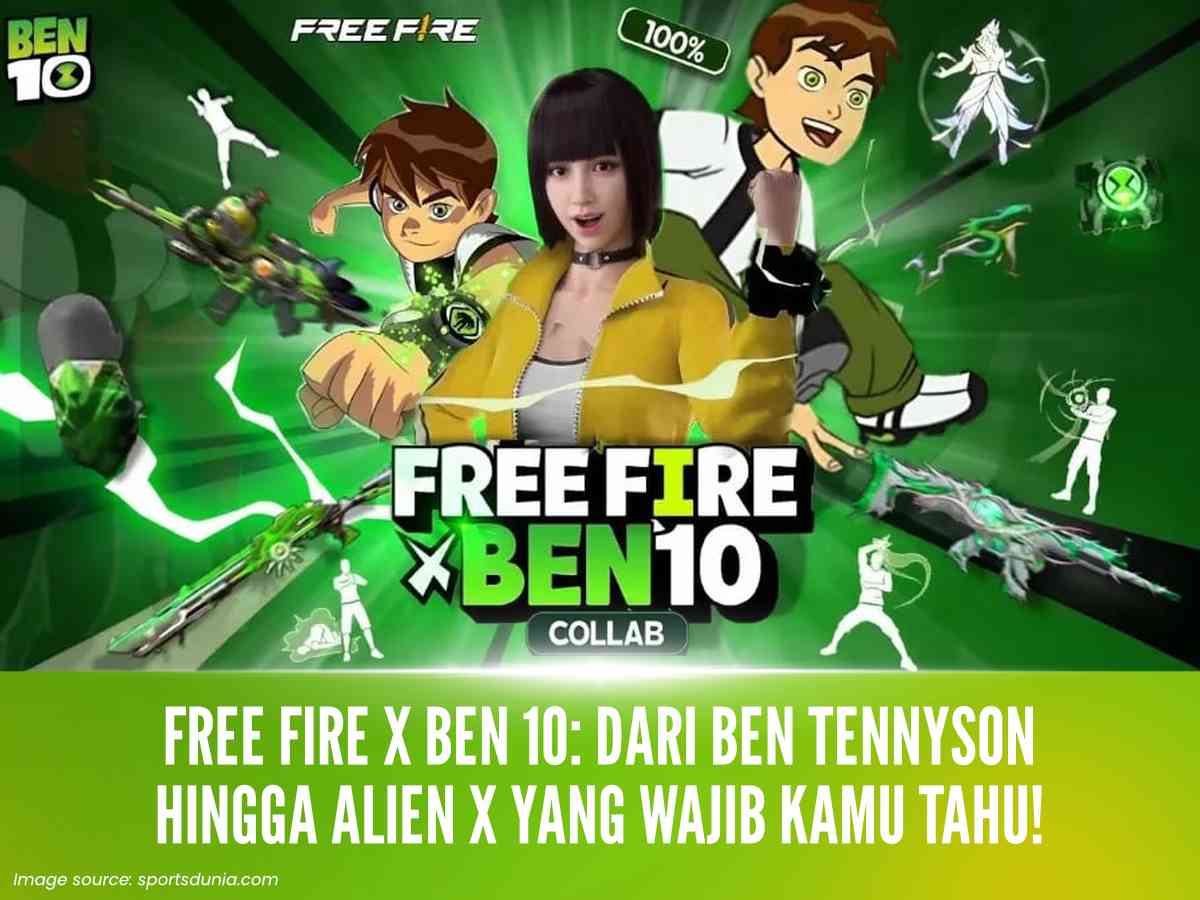 Free Fire x Ben 10: Dari Ben Tennyson hingga Alien X yang Wajib Kamu Tahu!