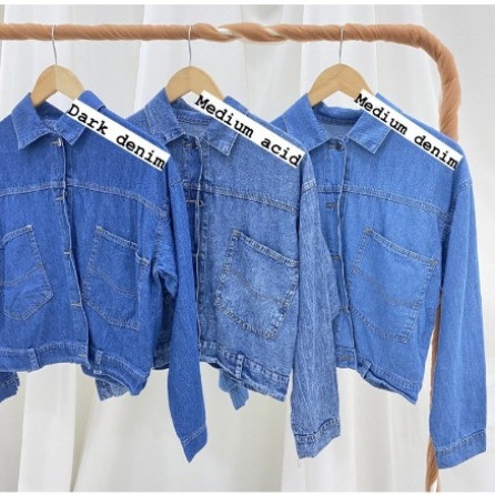 Jaket Jeans Crop | ebelanja.id