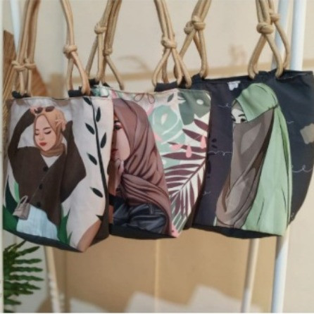 Totebag Sumbu Print Hijab Part