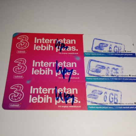 Voucher Tri Happy 7GB 28h new