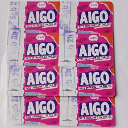 Voucher Axis Aigo 5GB 2h